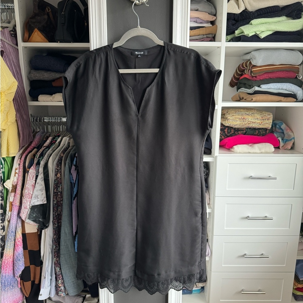 Madewell black shirt dress - size M